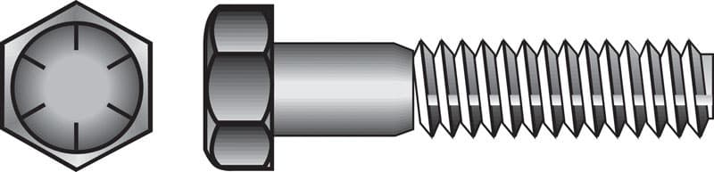 Hillman 1/2 in. D x 2-1/2 in. L Heat-Treated Steel Hex Head Cap Screw, Grade 8, 50-Pack