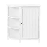 Alaterre Furniture 27-in x 28-in x 10-in White Wood Freestanding Linen Cabinet