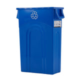 Blue Hawk 23-Gallon Blue Indoor/Outdoor Recycling Bin