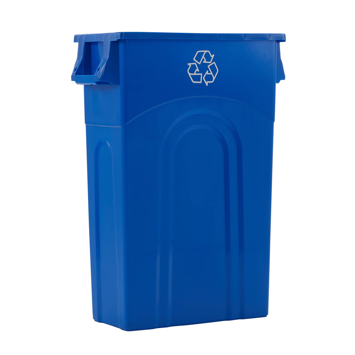 Blue Hawk 23-Gallon Blue Indoor/Outdoor Recycling Bin