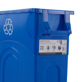 Blue Hawk 23-Gallon Blue Indoor/Outdoor Recycling Bin