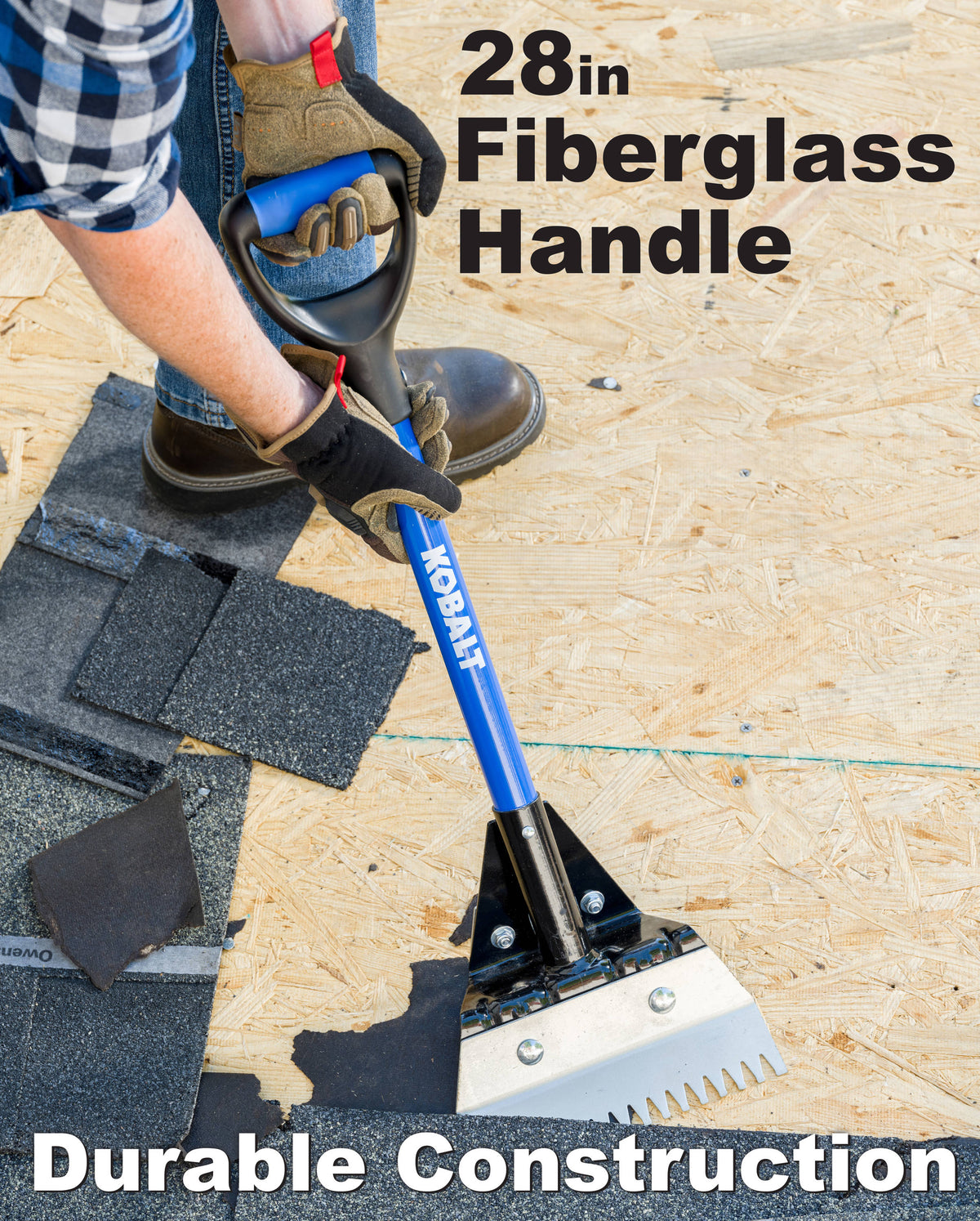 Kobalt 28-in Roof Shingle Remover with 9-in Serrated Replaceable Blade