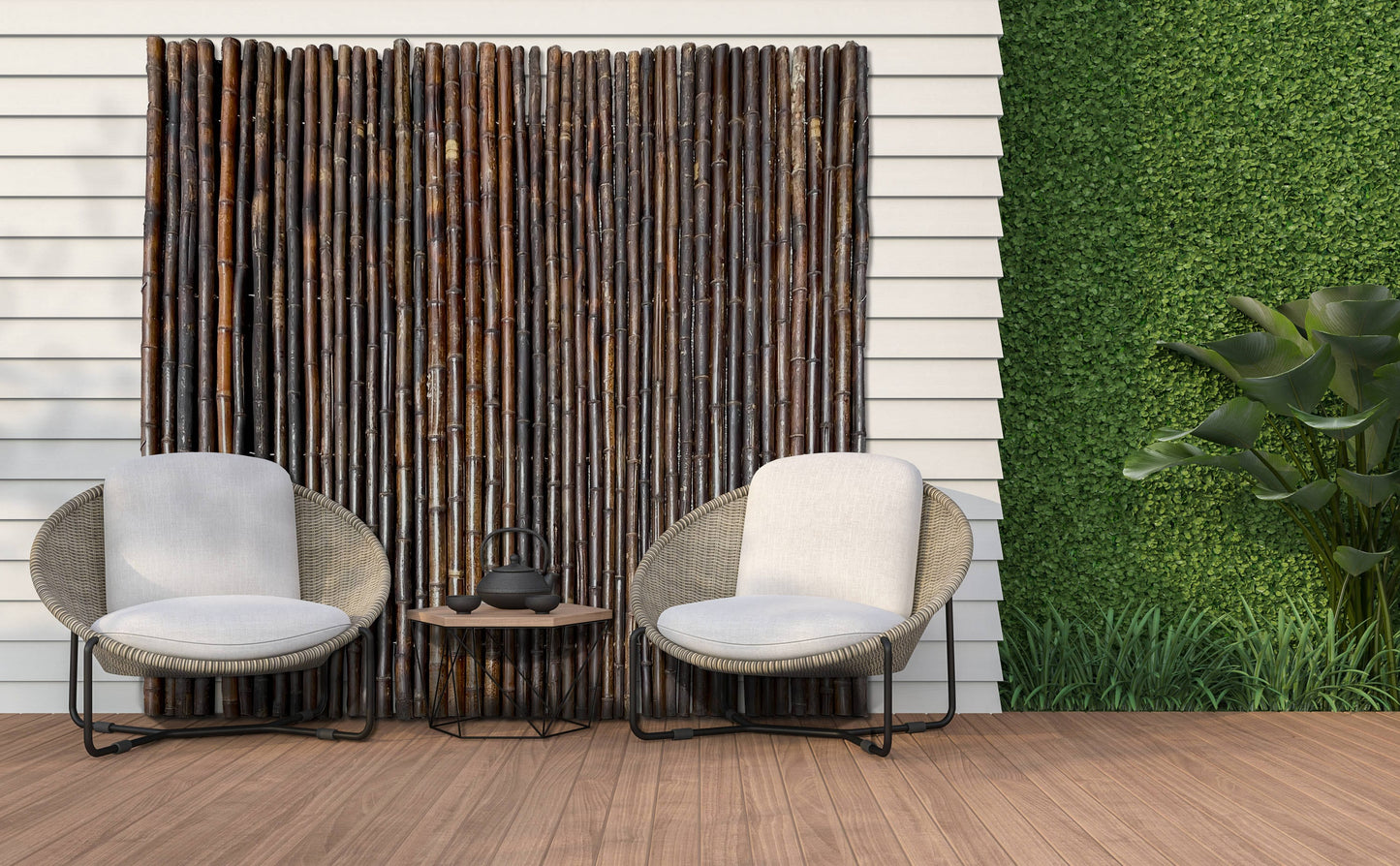 GARDEN CRAFT Brown Bamboo Fencing Rolled Fencing