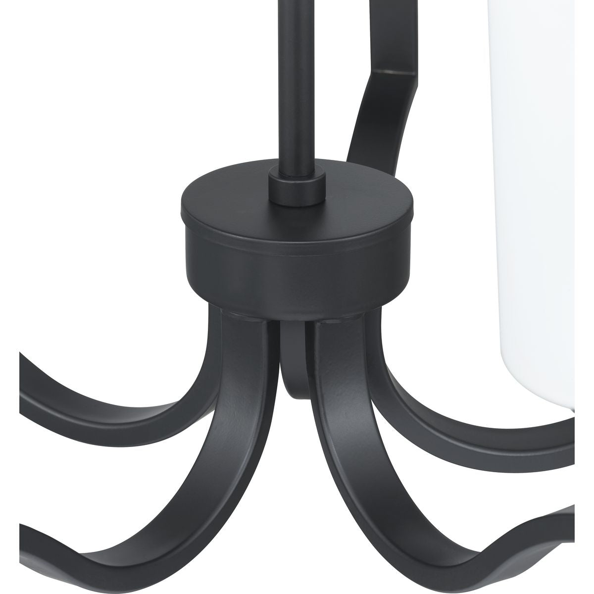 Progress Lighting Avette 5-Light Matte Black Transitional Chandelier