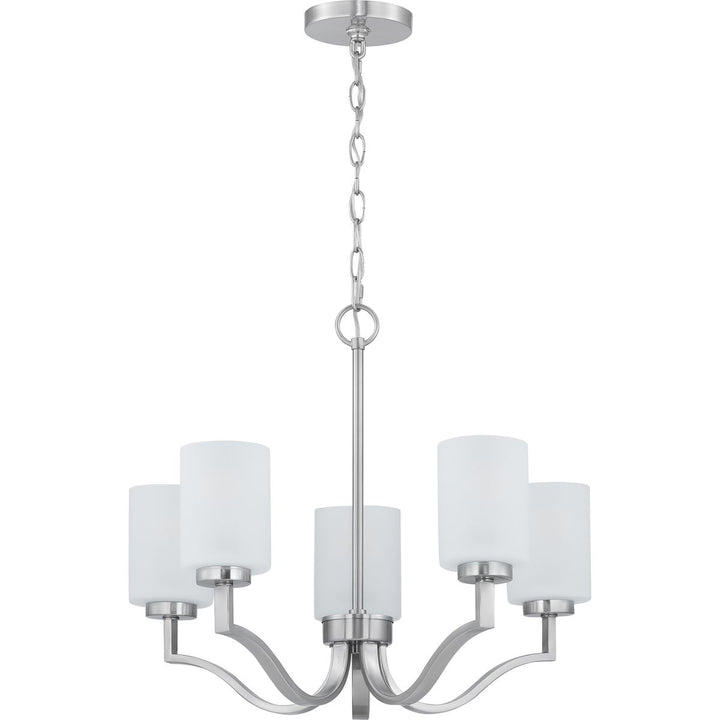 Progress Lighting Avette 5-Light Brushed Nickel Transitional Chandelier