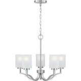 Progress Lighting Avette 5-Light Brushed Nickel Transitional Chandelier