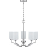 Progress Lighting Avette 5-Light Brushed Nickel Transitional Chandelier