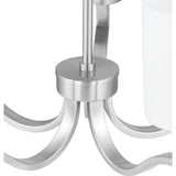 Progress Lighting Avette 5-Light Brushed Nickel Transitional Chandelier