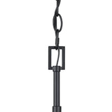 Progress Lighting Rexington 4-Light Matte Black Modern/Contemporary Etched Glass Linear Large Hanging Kitchen Island Light