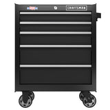 CRAFTSMAN 2000 Series 5-Drawer Steel Rolling Tool Cabinet, Black