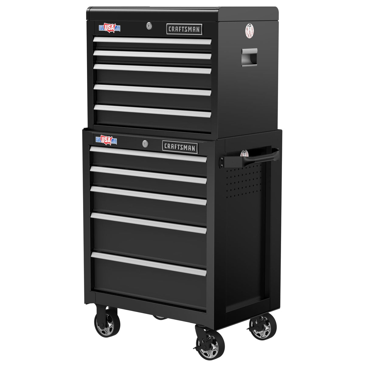 CRAFTSMAN 2000 Series 5-Drawer Steel Rolling Tool Cabinet, Black