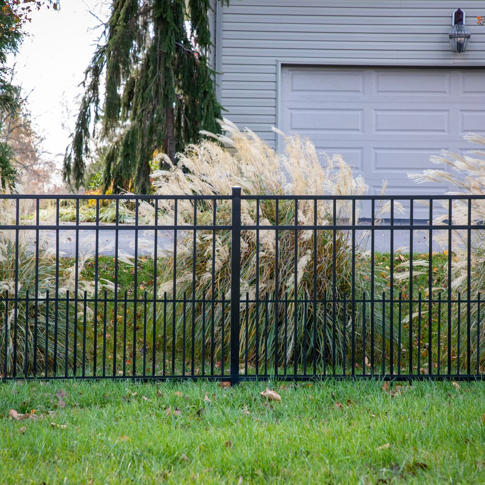 Freedom Standard 35-in Black Metal Puppy Picket Add-on Kit For Metal Fence