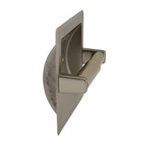 Project Source Seton Brushed Nickel Recessed Spring-Loaded Toilet Paper Holder