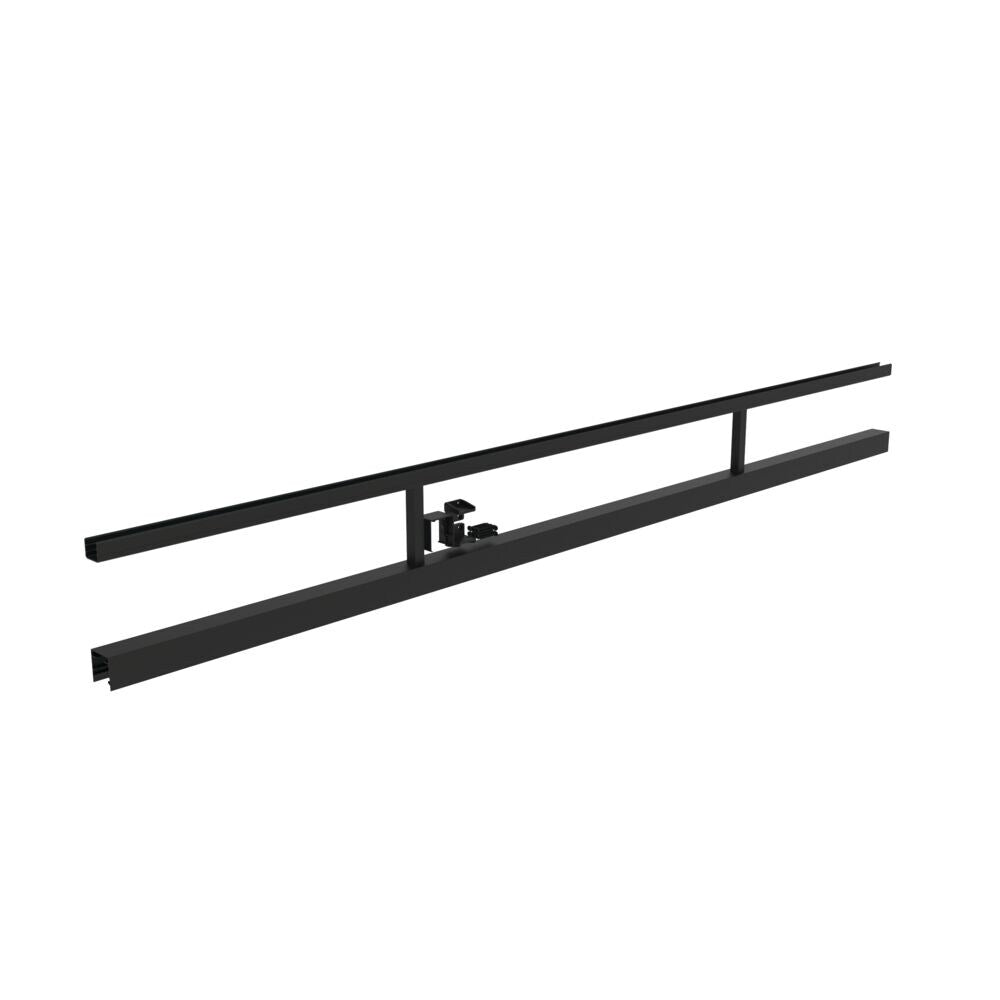 Freedom 69.25-in x 3.5-in VersaRail Matte Black Aluminum Line Connector