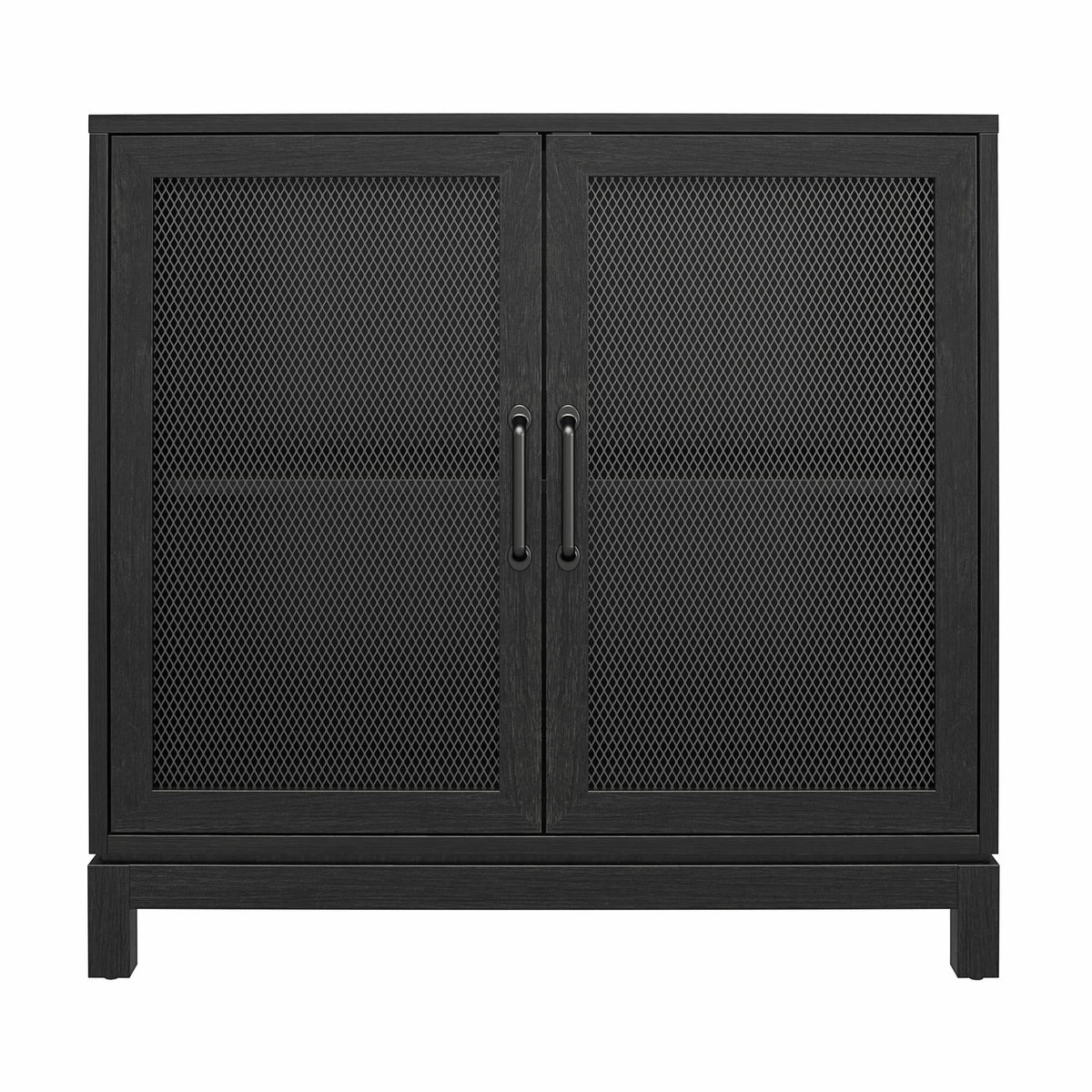 Ameriwood Home Tess Shadow Oak Traditional Mdf Media Cabinet