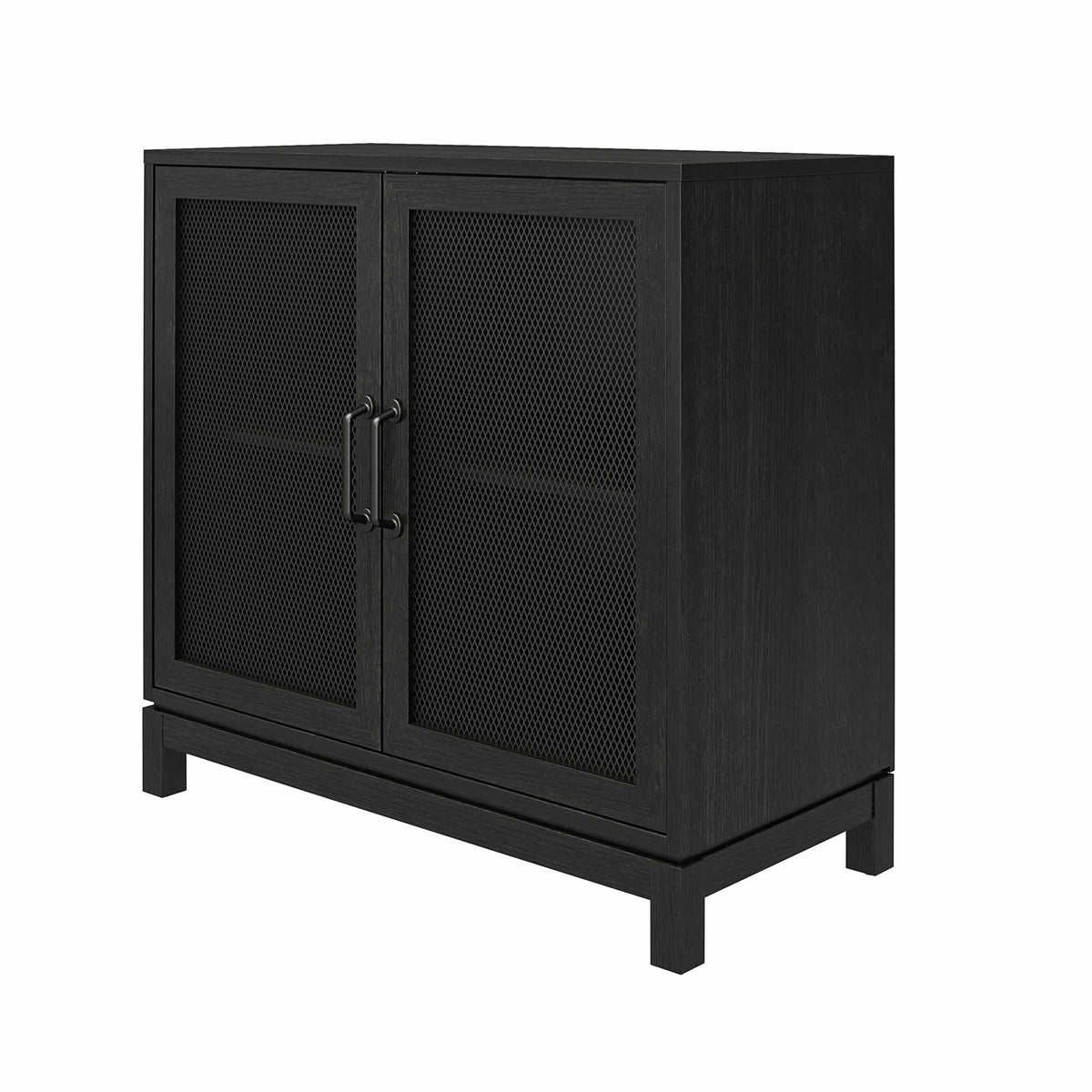 Ameriwood Home Tess Shadow Oak Traditional Mdf Media Cabinet