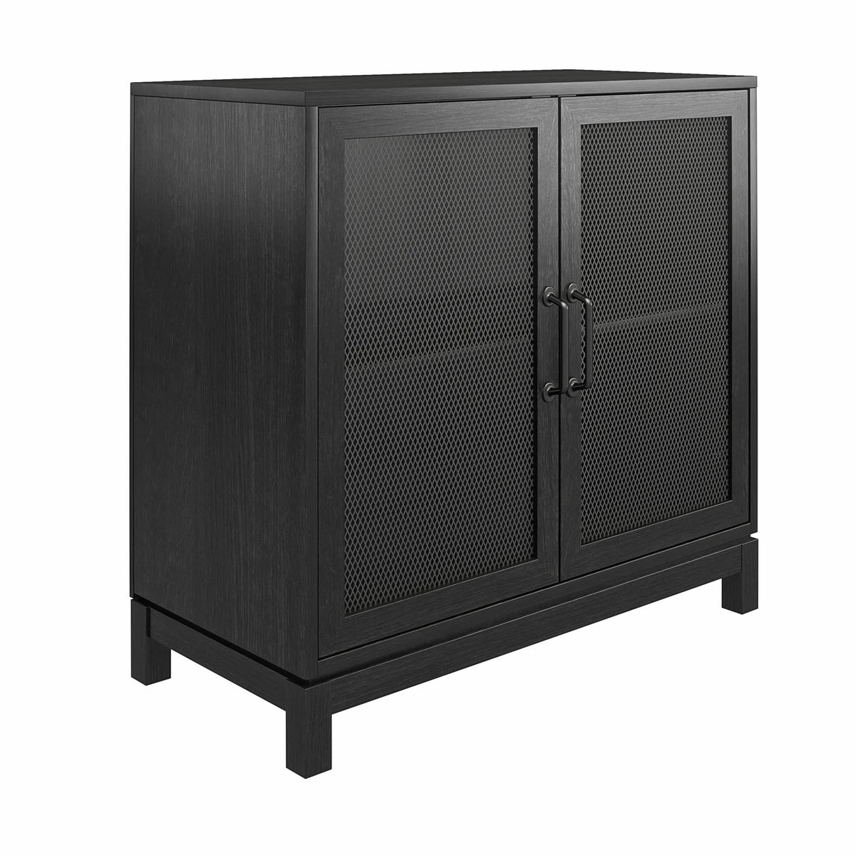 Ameriwood Home Tess Shadow Oak Traditional Mdf Media Cabinet