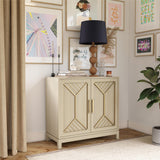 Ameriwood Home Neely Pale Oak Traditional Mdf Media Cabinet