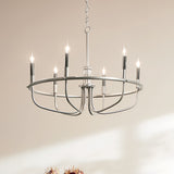 Kichler Capitol Hill 6-Light Brushed Nickel Traditional Chandelier