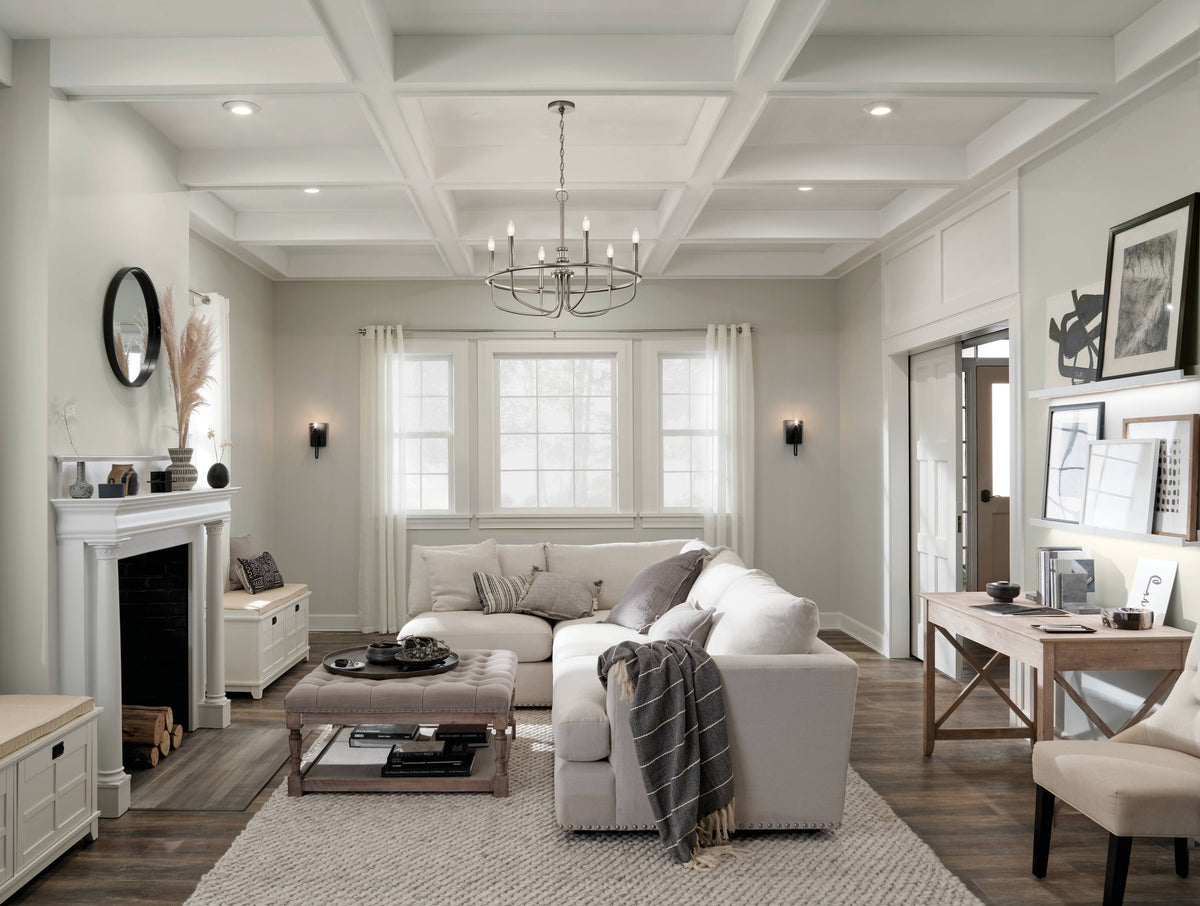 Kichler Capitol Hill 6-Light Brushed Nickel Traditional Chandelier