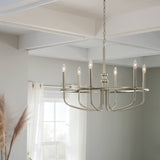 Kichler Capitol Hill 6-Light Brushed Nickel Traditional Chandelier