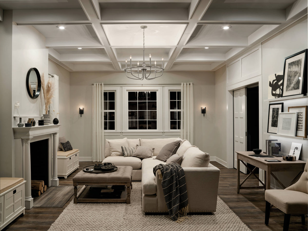 Kichler Capitol Hill 6-Light Brushed Nickel Traditional Chandelier