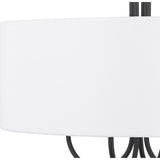 Progress Lighting Evanna 4-Light Matte Black Transitional Chandelier