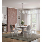 Progress Lighting Morehouse 5-Light Brushed Nickel Transitional Chandelier