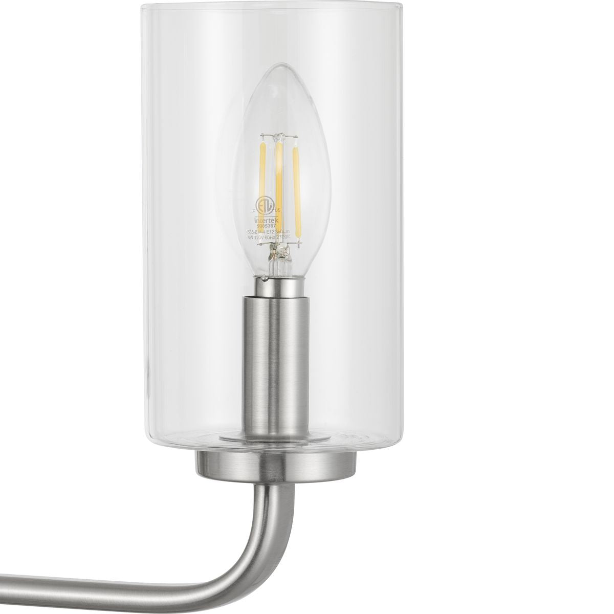 Progress Lighting Cabarro 3-Light Brushed Nickel Transitional Chandelier
