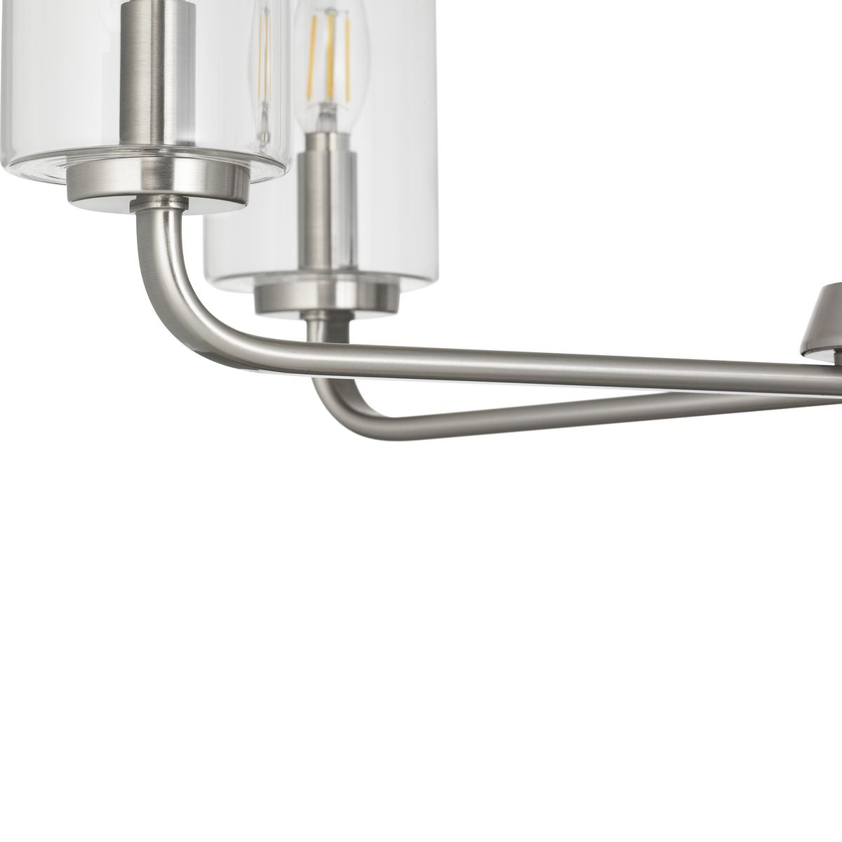 Progress Lighting Cabarro 5-Light Brushed Nickel Transitional Chandelier