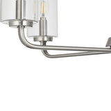 Progress Lighting Cabarro 5-Light Brushed Nickel Transitional Chandelier