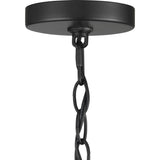 Progress Lighting Cabarro 3-Light Matte Black Transitional Chandelier