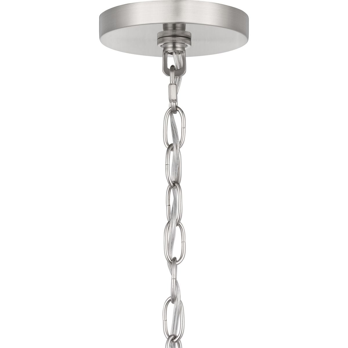 Progress Lighting Evanna 4-Light Brushed Nickel Transitional Chandelier