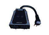 Defiant 15 Amp 120-Volt Smart Wi-Fi Bluetooth Outdoor Plug with 2 Outlets Powered by Hubspace