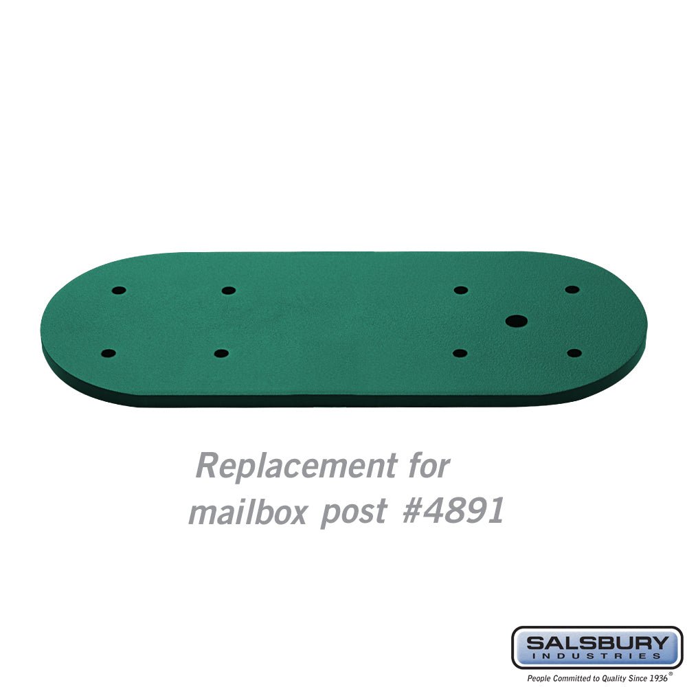 Green Arm Kit Replacement for Classic Mailbox Post - One-Sided