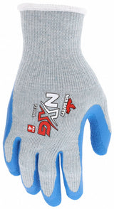 MCR SAFETY Flex Tuff NXG FT300 Latex Palm Coated Gloves, Size Small