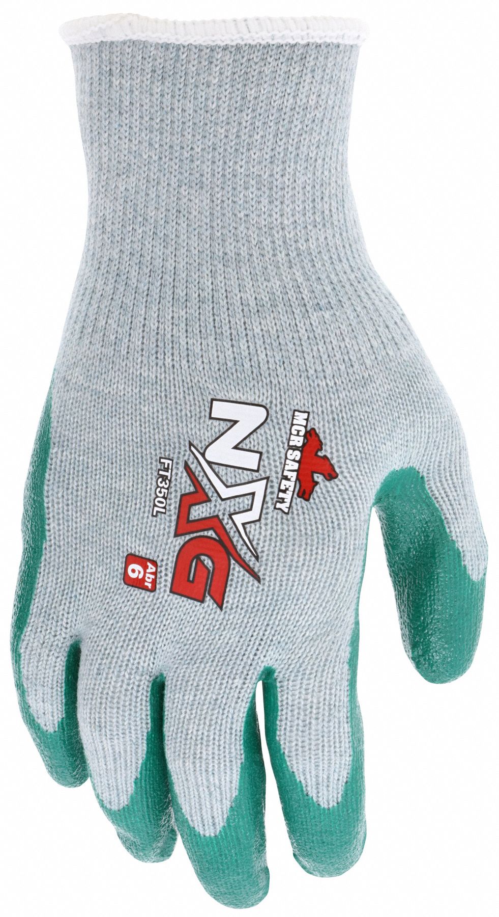 MCR SAFETY FlexTuff Nitrile Coated Gloves, Size S, ANSI Abrasion Level 6