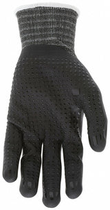 MCR SAFETY Nitrile-Coated Gloves, Dotted, Medium, 12 Pack