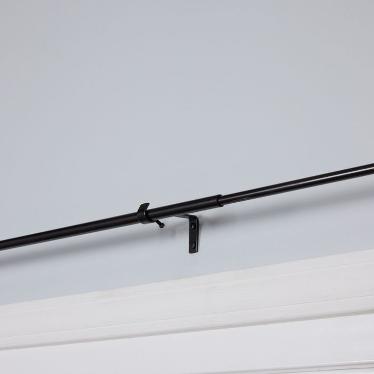 Style Selections 48-in To 84-in Oil Rubbed Bronze Steel Single Curtain Rod