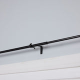 Style Selections 48-in To 84-in Oil Rubbed Bronze Steel Single Curtain Rod