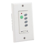 Ceiling Fan and Light White Wall Switch