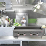 Commercial 48 in. Thermostatic Countertop Griddle