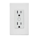 Decora Smart Wi-Fi Duplex Tamper Resistant Outlet, No Hub Required, Works with Alexa and Google Assistant, White - Super Arbor