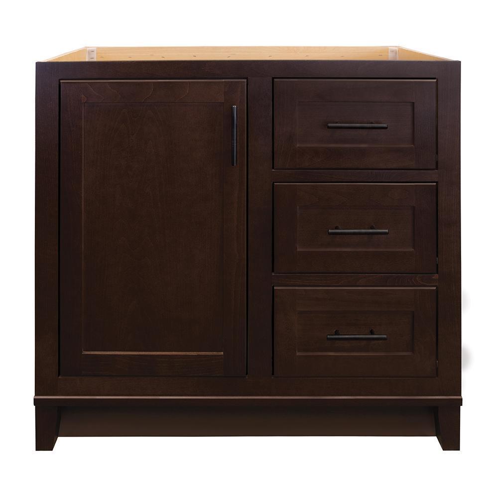 Kinghurst 48 in. W x 21 in. x 33.5 in. H D Bathroom Vanity Cabinet Only in White - Super Arbor