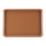 Ayesha Bakeware Nonstick Cookie Pan Set, 3-Piece, Copper