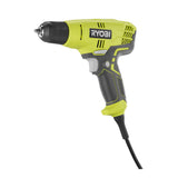 RYOBI 5.5 Amp Corded 3/8 in. Variable Speed Compact Drill/Driver with Bag