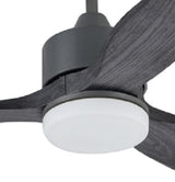 Harbor Breeze Fairwind 60-in Galvanized LED Indoor/Outdoor Ceiling Fan with Remote (3-Blade)