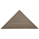 65 in. x 32.5 in. Triangle Primed Polyurethane Paintable Gable Louver Vent - Super Arbor