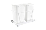 Rev-A-Shelf 35-Quart Plastic Soft Close Pull Out Trash Can