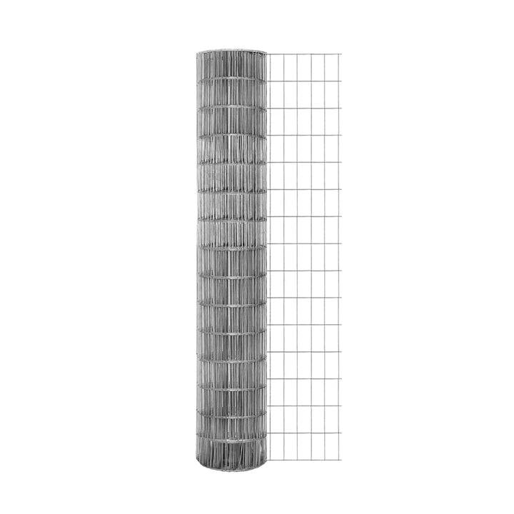 IRONRIDGE Gray Steel Welded Wire Rolled Fencing with Mesh Size 2-in x 4-in